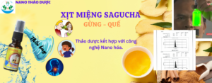 thảo dược xịt miệng gừng quế Sagucha