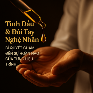 Tinh dầu và Đôi tay nghệ nhân xoa bóp