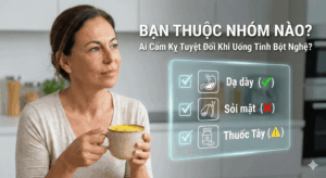 Ai cấm kỵ tuyệt đối khi uống inh bột nghệ