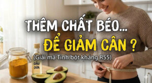 Kích hoạt RS5 trong tinh bột nghệ để giảm cân khi uống với chất béo