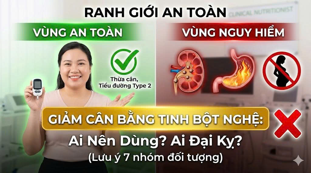 7 Nhóm Người Nên Và Không Nên Uống Tinh Bột Nghệ Để Giảm Cân