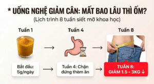 Uống Tinh Bột Nghệ Giảm Cân Bao Lâu Có Kết Quả : Liều Lượng & Thời Gian