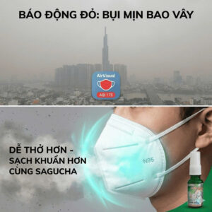 Thông thoáng hơn với tinh dầu khẩu trang Sagucha