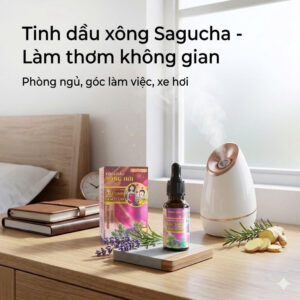 Tinh dầu xông hơi Sagucha làm thơm không gian sống