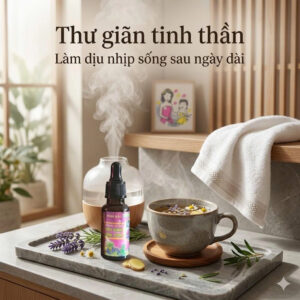 Tinh dầu xông hơi sagucha thư giãn tinh thần làm dịu nhịp sống sau ngày dài