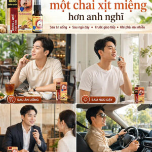 Xịt miệng thảo dược sagucha khi nào cần dùng