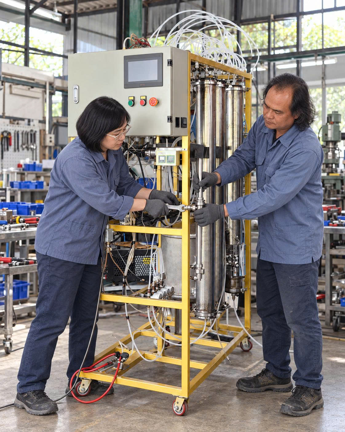 Chế tạo máy chiết xuất theo nhu cầu sử dụng của công ty cổ phần nông nghiệp công nghệ cao Thanh Bình