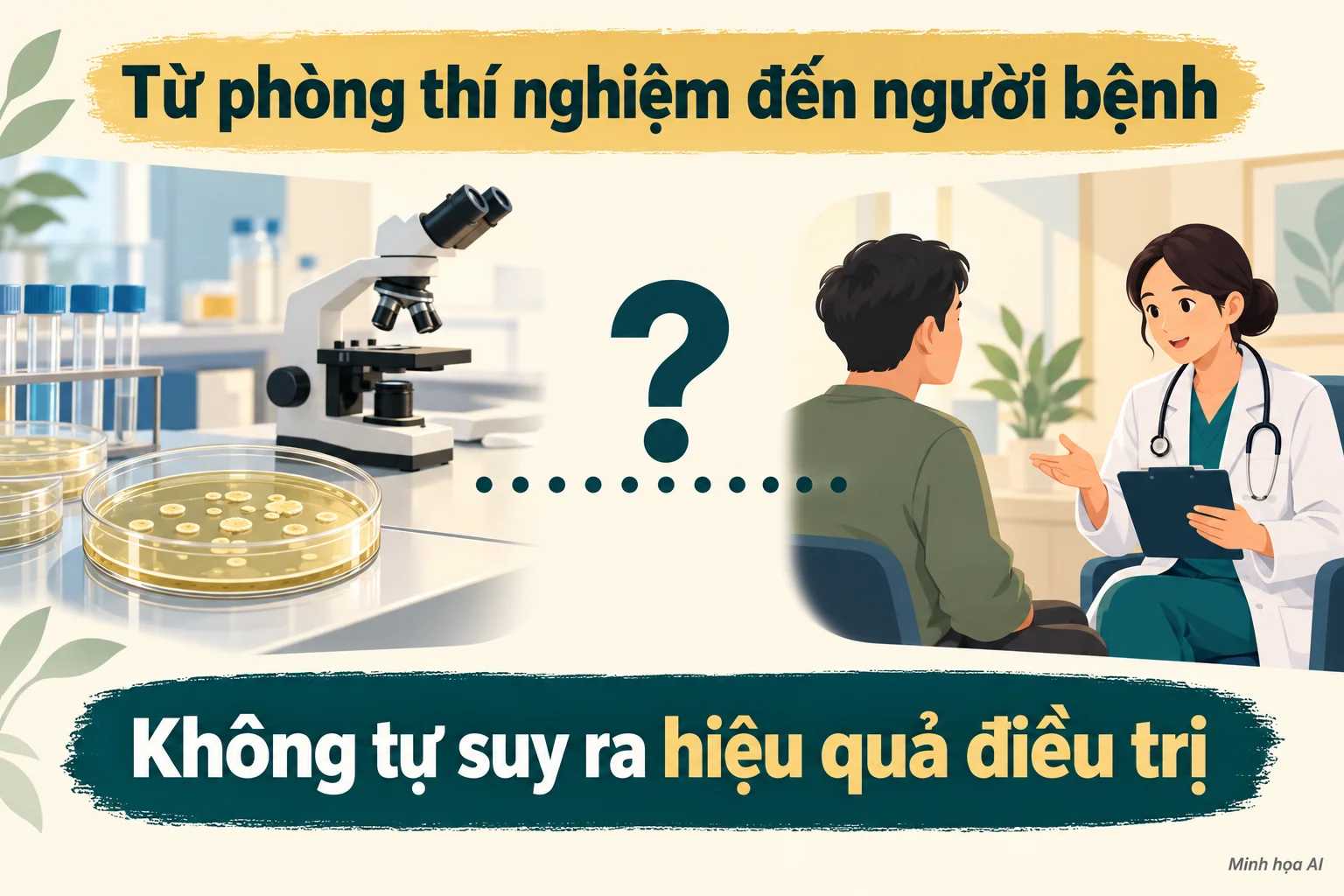 Từ thử nghiệm phòng thí nghiệm đến điều trị người nhiễm HP Từ thử nghiệm phòng thí nghiệm đến điều trị người nhiễm HP